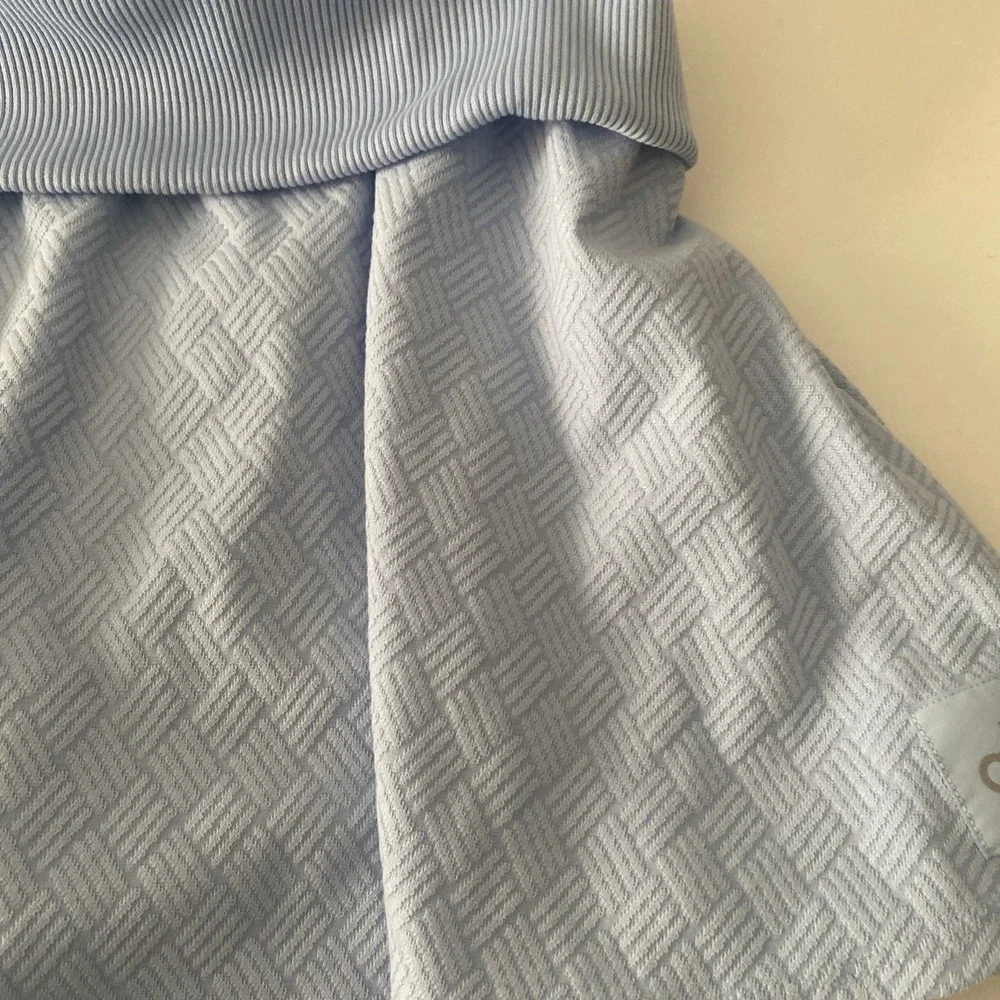 Alo Yoga Skort Womens Small Blue Athletic Built In Shorts Pockets Tennis Running